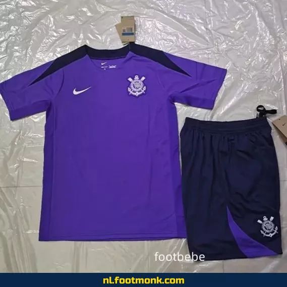 Corinthians Thuisshirt 2025-2026 - Paars | Officieel Voetbalshirt | Fanwear | Personaliseerbaar
