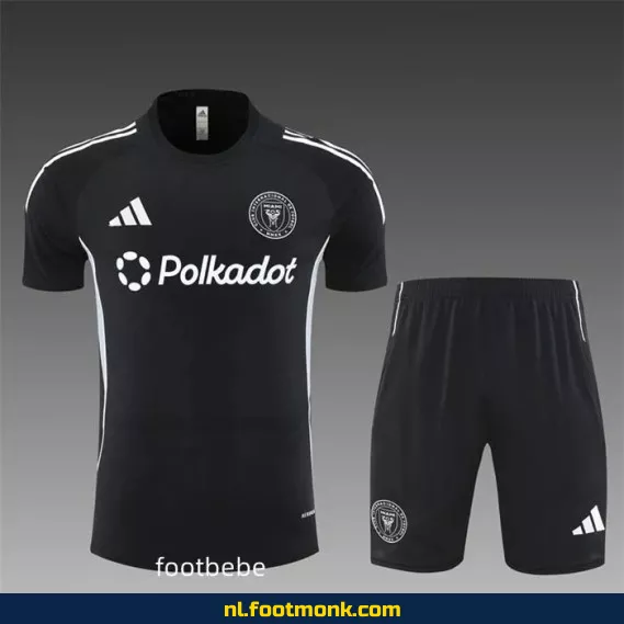 Inter Miami 2025-2026 Zwart Voetbalshirt – Officieel Fanwear | Voetbalshirts Dames/Heren | Personaliseerbaar