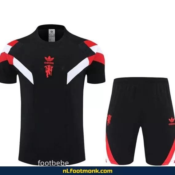 Manchester United Retro Voetbalshirt 2025-2026 - Noir | Officieel Voetbalshirt | Heren & Dames | Personaliseerbaar | Fanwear | Aanbieding