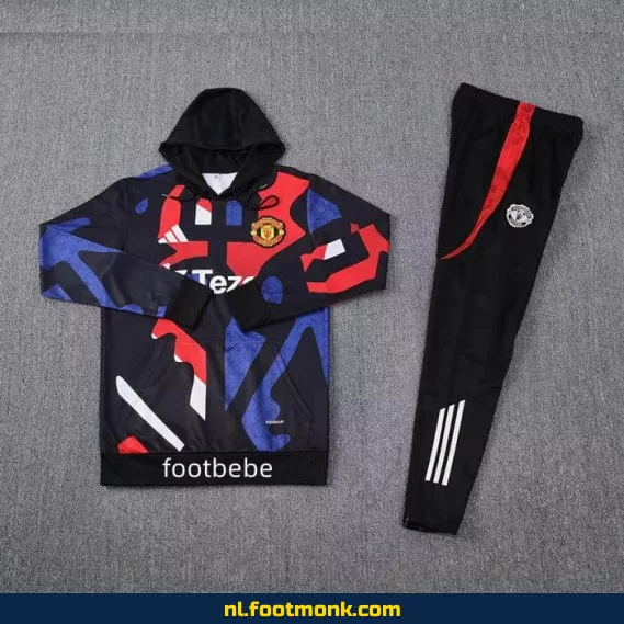 Manchester United 2024-2025 Fan Hoodie - Officieel Voetbalshirt met Capuche voor Dames & Heren - Exclusieve Collectie