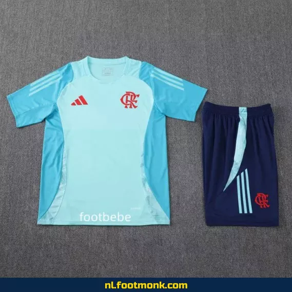 Flamengo voetbalshirt 2025-2026 set – blauw – officieel voetbalshirt voor heren, dames en kinderen – personaliseerbaar