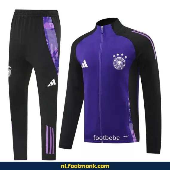 Duits voetbalshirt 2024-2025 - Violette uitvoering - Officieel voetbaltenue - Heren/dames/kinderen - Aanbieding