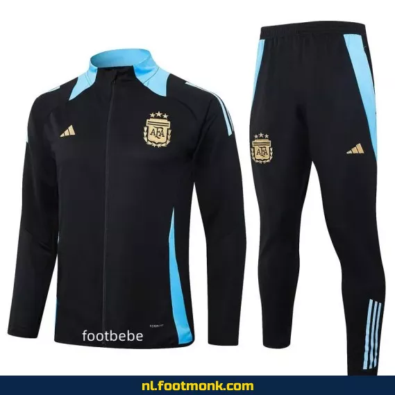Argentijns voetbalshirt 2024-2025 - Zwarte uitvoering - Officieel supporterstenue