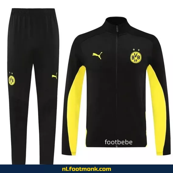 Officieel Borussia Dortmund Thuisshirt 2024-2025 - Zwart Voetbalshirt voor Heren & Dames - Origineel Voetbaltenue met Optie tot Personalisatie