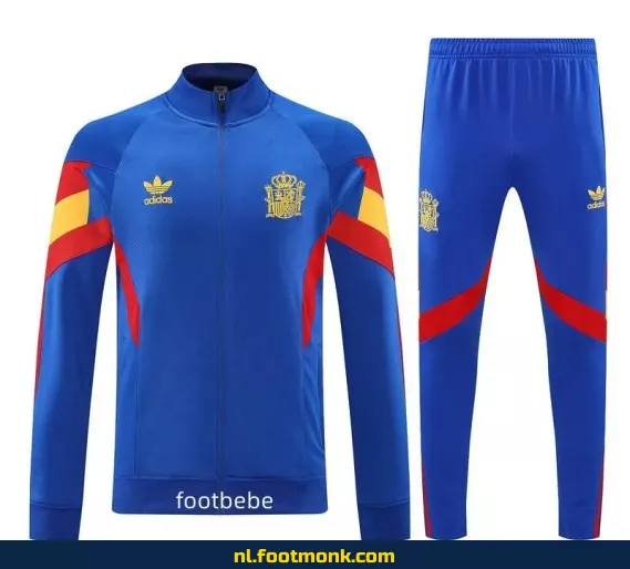 Retro Spanje Voetbalshirt 2024-2025 - Blauw - Officieel Voetbaltrui - Aanbieding