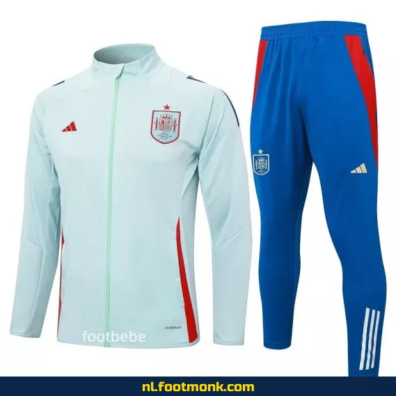 Spanje Thuistenue 2024-2025 – Lichtblauw Voetbalshirt | Officieel Fanwear | Personaliseerbaar