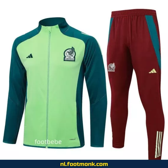 Mexicaans voetbalshirt 2024-2025 - Groen voetbaltrui ensemble | Officieel, customizen, aanbieding