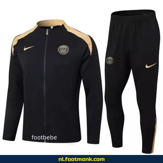 PSG Voetbalshirt 2024-2025 - Zwarte Uit Thuisshirt - Officieel Voetbaltenue - Fanwear Collectie