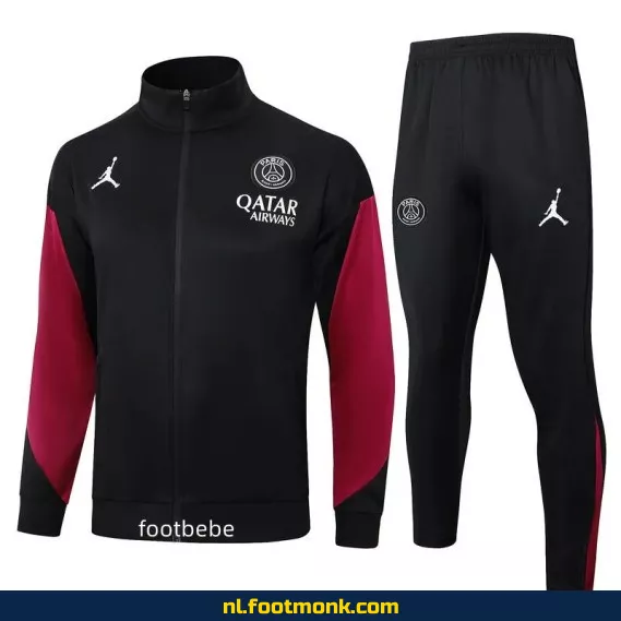 PSG Jordan 2024-2025 Voetbalshirt voor Heren - Zwarte Collectie - Officieel Voetbaltenue - Exclusief Fanwear