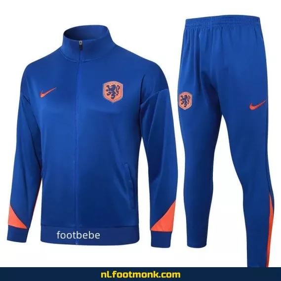 Origineel Nederlands Elftal Voetbalshirt 2024-2025 - Blauw - Supportersshirt - Officieel Voetbalshirt