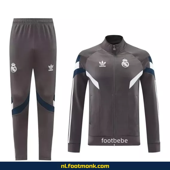 Real Madrid Voetbalshirt 2024-2025 - Officieel Heren Thuis Shirt - Grijs - Origineel Voetbalshirt