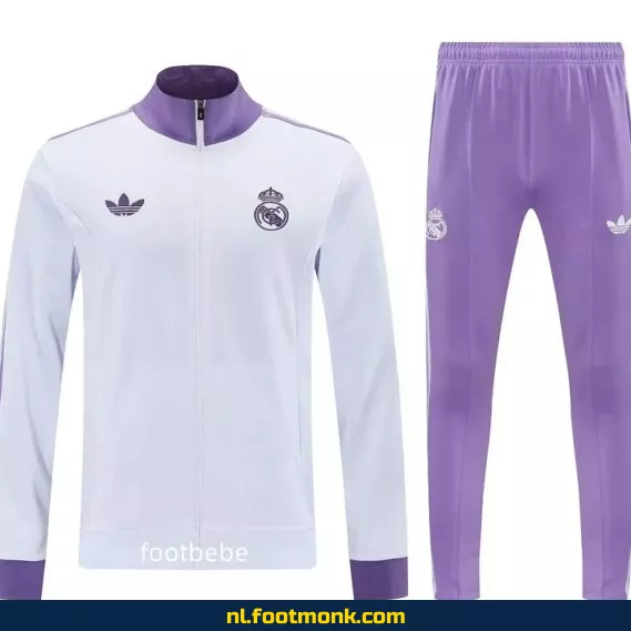 Real Madrid Retro Voetbalshirt 2024-2025 - Wit | Officieel Voetbaltenue | Heren & Dames | Fanwear | Aanbieding