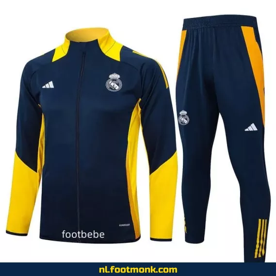Real Madrid 2024-2025 voetbalshirt ensemble – blauw en geel – officieel voetbalshirt | voetbalshirts aanbiedingen