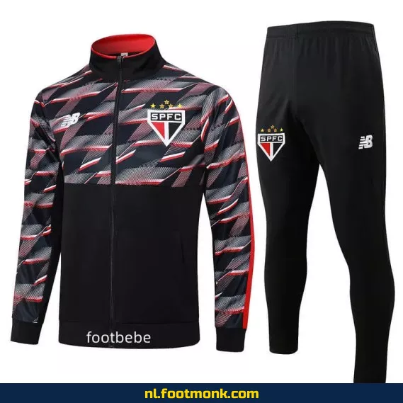 Officieel São Paulo voetbalshirt 2024-2025 voor heren - zwarte uitvoering
