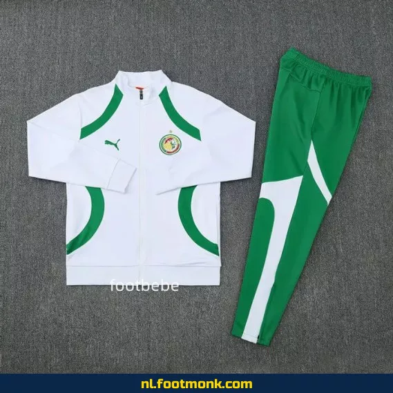 Senegal 2025-2026 Thuisshirt - Witte Voetbalshirt - Officieel Fanwear - Heren/Dames/Kinderen