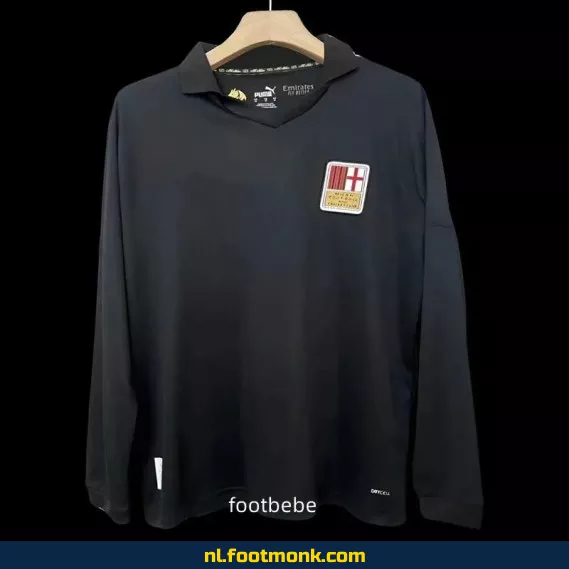 AC Milan 2024 125-jarig jubileum voetbalshirt met lange mouwen - Officieel voetbalshirt voor heren & dames - Origineel voetbaltenue