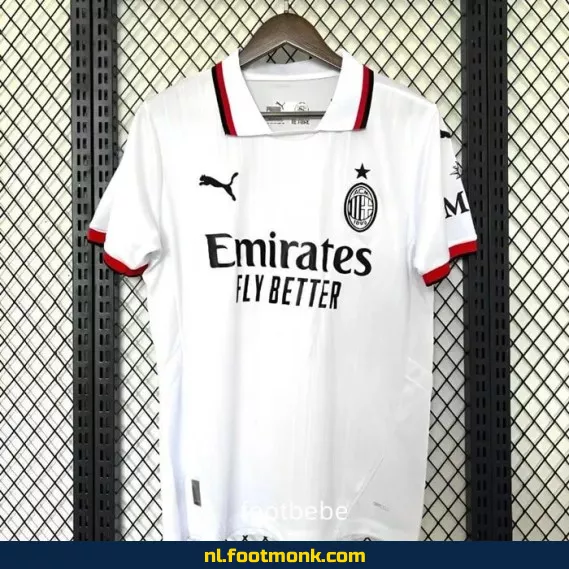 AC Milan Uit-shirt 2024-2025 - Wit Voetbalshirt | Officieel | Heren & Dames | Fanwear | Aanbieding