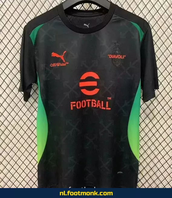 AC Milan Speciale Editie Voetbalshirt 2025-2026 - Zwart | Officieel Voetbalshirt | Heren & Dames | Fanwear | Aanbieding