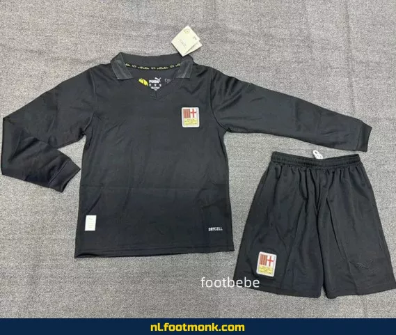 AC Milan Kinder Voetbalshirt 2024 – Officieel Zwart Langmouwe Shirt – 125 Jaar Speciale Editie – Voetbalshirt Kinderen – Origineel Voetbaltenue – Fanwear Aanbieding