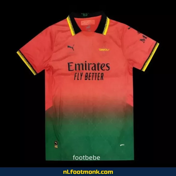 AC Milan OFFWHITE voetbalshirt 2025-2026 – speciaal editie rood | Officieel voetbalshirt | Voetbalshirt heren/dames/kinderen | Fanwear | Aanbieding