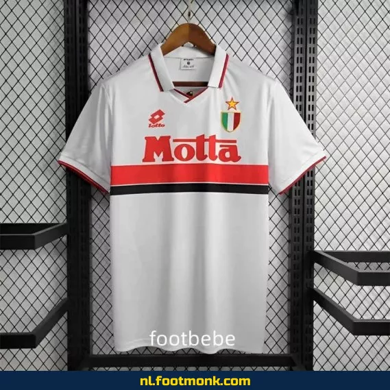 AC Milan Vintage Voetbalshirt 1992-1994 Uit Shirt - Officieel Retro Voetbaltenue - Heren/Dames - Origineel Design
