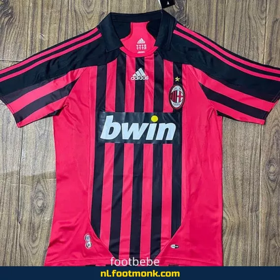 AC Milan Vintage Voetbalshirt 2007-2008 Thuis – Officieel Retro Voetbalshirt | Voetbalshirts Dames & Heren | Originele Voetbalshirts Aanbieding