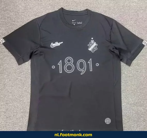 Origineel AIK Stockholm 1891 voetbalshirt in zwart - exclusieve voetbalshirts voor heren en dames