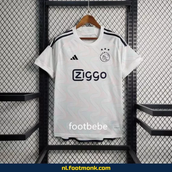 Ajax uit shirt 2023-2024 wit - Officieel voetbalshirt voor heren en dames - Origineel voetbaltenue met optionele bedrukking