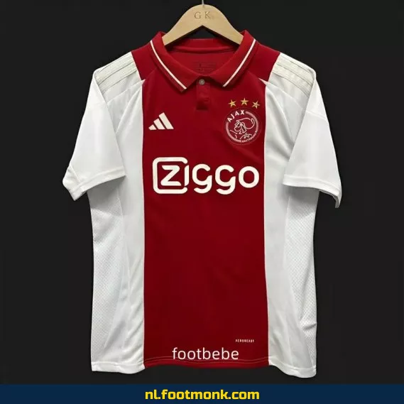 Ajax Thuisshirt 2024/2025 | Officieel Voetbalshirt | Heren & Dames | Personaliseerbaar