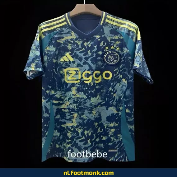 Officieel Ajax Uit-shirt 2024-2025 – Voetbalshirt voor heren, dames en kinderen – Origineel voetbalshirt met optionele bedrukking