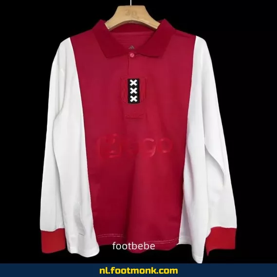 Ajax 2025 125-jarig jubileum voetbalshirt met lange mouwen - Officieel voetbalshirt voor heren en dames