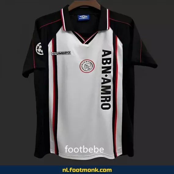 Ajax Vintage Voetbalshirt 1998-1999 - Exterieur - Officieel Retro Voetbalshirt