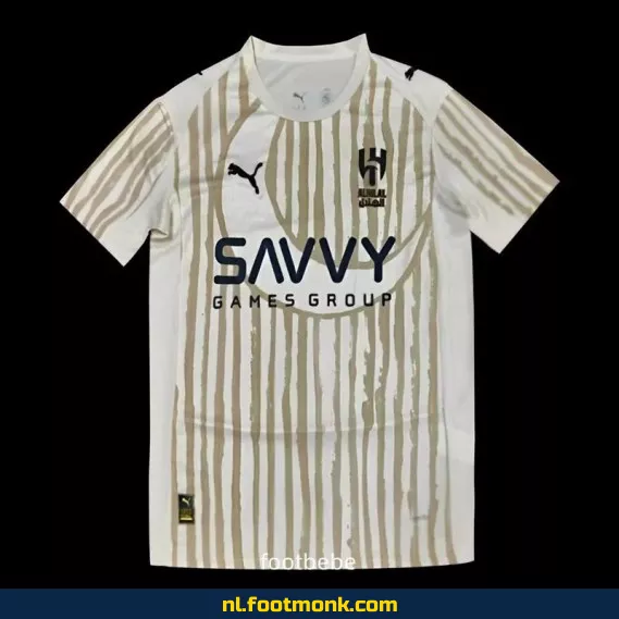 Al-Hilal Saudi 2025-2026 Off-White Voetbalshirt – Officieel Voetbaltenue | Fanwear | Personaliseerbaar