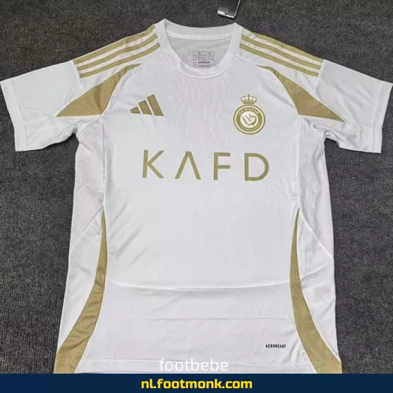 Al-Nassr Derde Thuisshirt 2024-2025 – Wit Voetbalshirt – Officieel Voetbaltenue – Koop Nu
