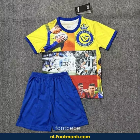 Al-Nassr CR7 Speciale Editie Voetbalshirt Kinderen 2025-2026 | Officieel Voetbalshirt | Personaliseerbaar