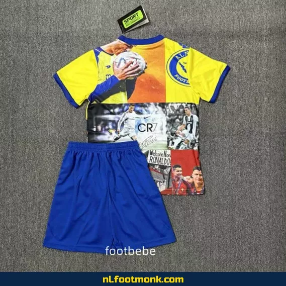 Al-Nassr CR7 Speciale Editie Voetbalshirt Kinderen 2025-2026 | Officieel Voetbalshirt | Personaliseerbaar