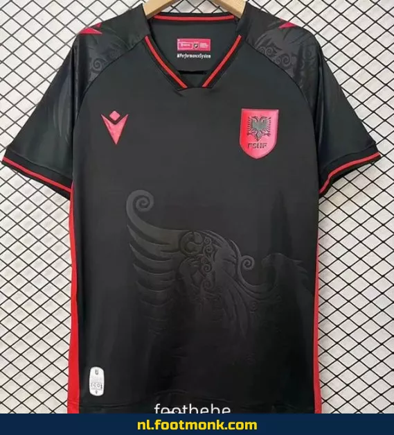 Albanië Voetbalshirt 2025-2026 - Zwart | Officieel Voetbalshirt | Heren & Dames | Fanwear | Aanbieding