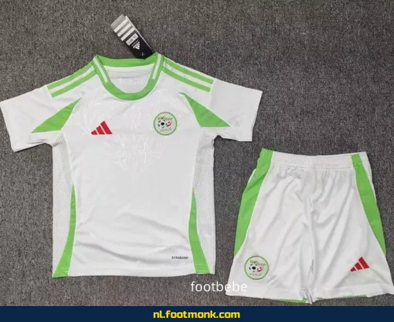 Algerije Thuisshirt Kinderen 2024-2025 | Officieel Voetbalshirt | Kids Voetbalshirt Kopen