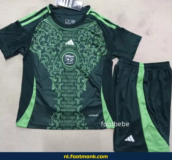 Algerije Voetbalshirt Kinderen 2024-2025 Uit Thuisshirt | Officieel Voetbalshirt | Fanwear