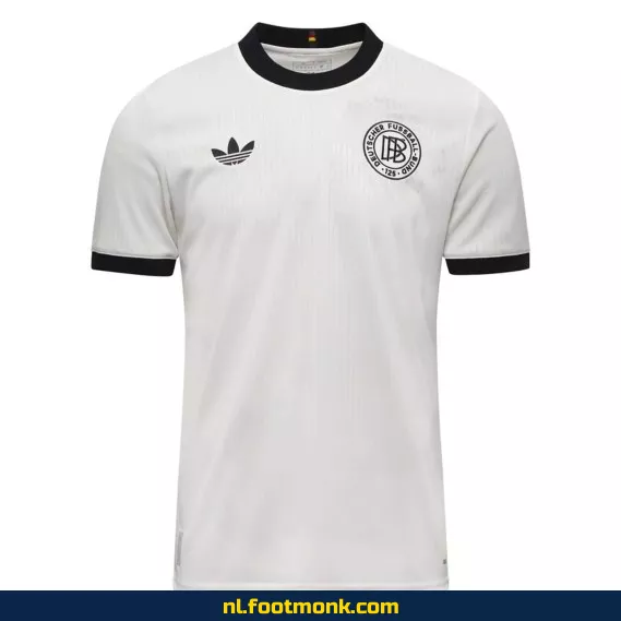 Officieel Duits Voetbalshirt 2024 - 125 Jaar Wit - Heren/Dames/Kinderen - Origineel Voetbalshirt met Bedrukking - Fanwear Aanbieding