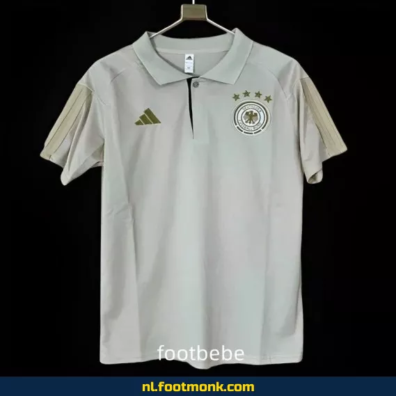 Duitsland 2024 Voetbalshirt Polo Abrikoos – Officieel Voetbalshirt voor Supporters