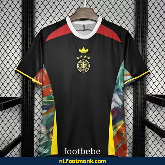 Speciaal editie Duitsland voetbalshirt 2024 - zwart | Officieel voetbaltenue | Heren & dames | Personaliseerbaar