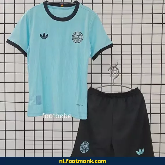 Duitsland Voetbalshirt Kinderen 2024 – 125 Jaar Blauw – Officieel Voetbalshirt