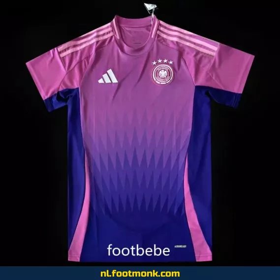 Duitsland Euro 2024 uit voetbalshirt paars – Officieel voetbalshirt voor heren en dames