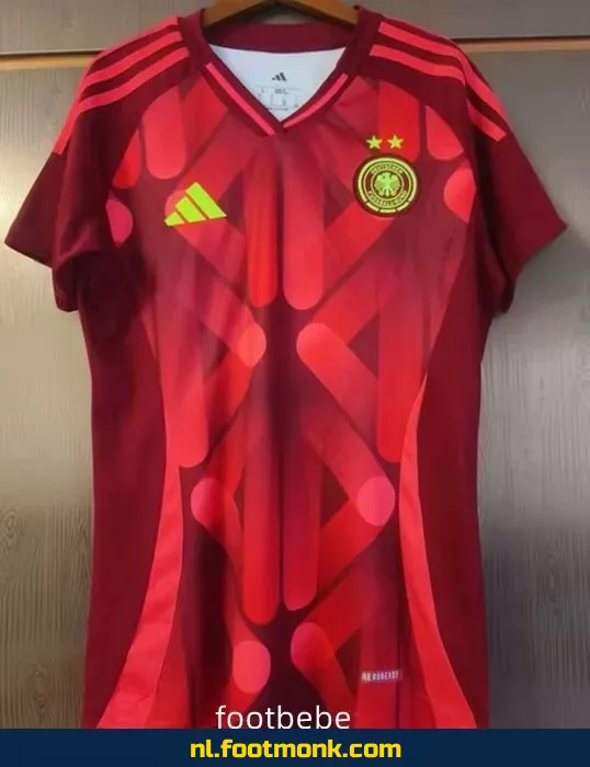 Duitsland Dames Voetbalshirt 2025 Uit Thuisshirt Rood – Officieel Voetbalshirt