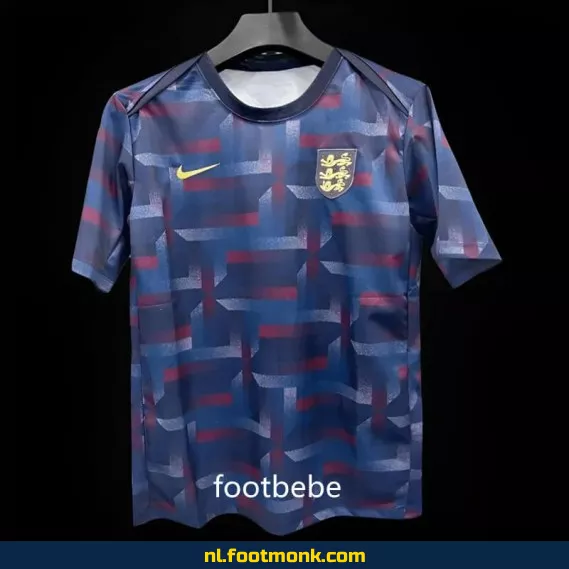 Engeland 2024 Trainingsvoetbalshirt - Officieel Treillis Ontwerp | Voetbalshirt Dames/Heren | Personaliseerbaar