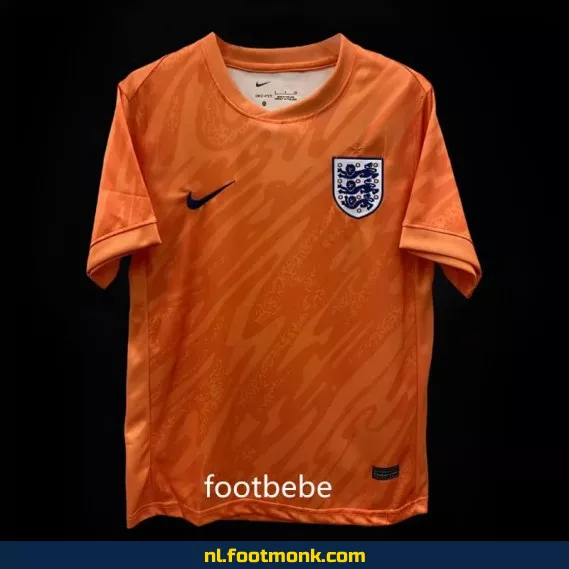 Engeland 2024 keeperstrui oranje - Officieel voetbalshirt, origineel en bedrukbaar