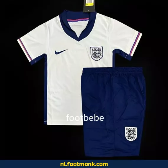 Engeland Thuisshirt Kinderen Euro 2024 Wit – Officieel Voetbalshirt | Snelle Levering