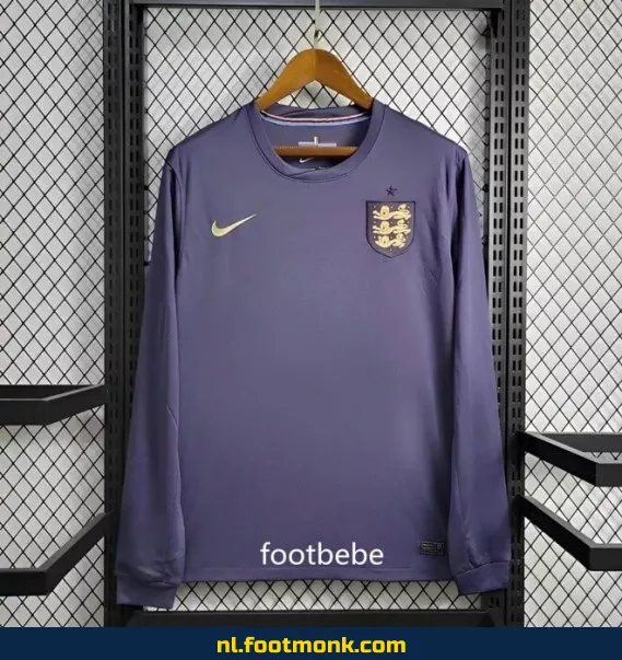 Engeland Euro 2024 uit-shirt met lange mouwen – Officieel voetbalshirt voor heren en dames | Koop nu originele supporter shirts online