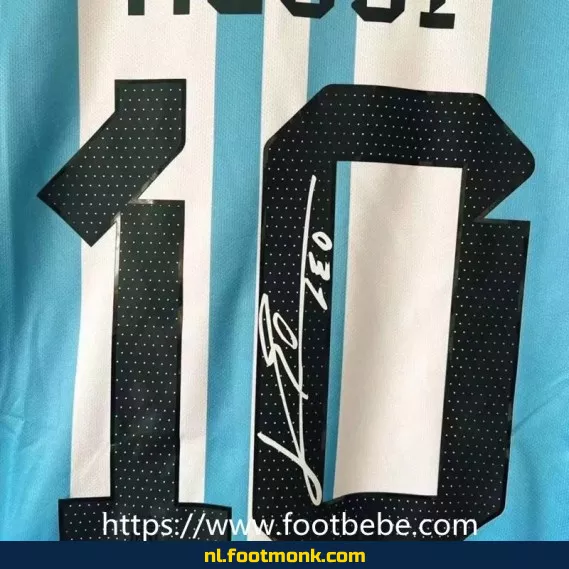 Argentinië Thuisshirt 2022 Met Handtekening van Messi – Officieel Voetbalshirt voor Dames & Heren | Koop Nu Online